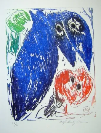 Aquatinta Pedersen - L'Ile d'elle VI