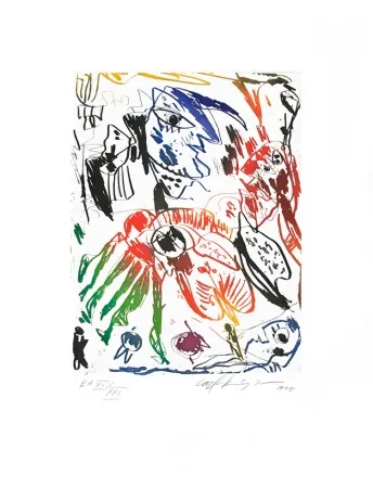 Radierung Pedersen - Summer 1