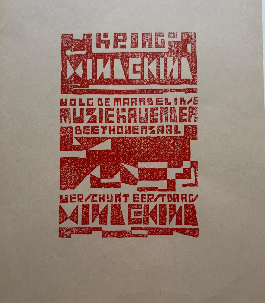 Linolschnitt Peeters - Kring Windekind