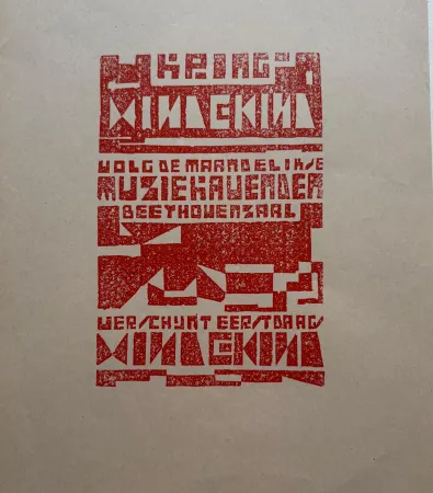 Linolschnitt Peeters - Kring Windekind