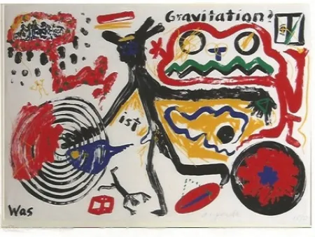 Siebdruck Penck - Was ist Gravitation