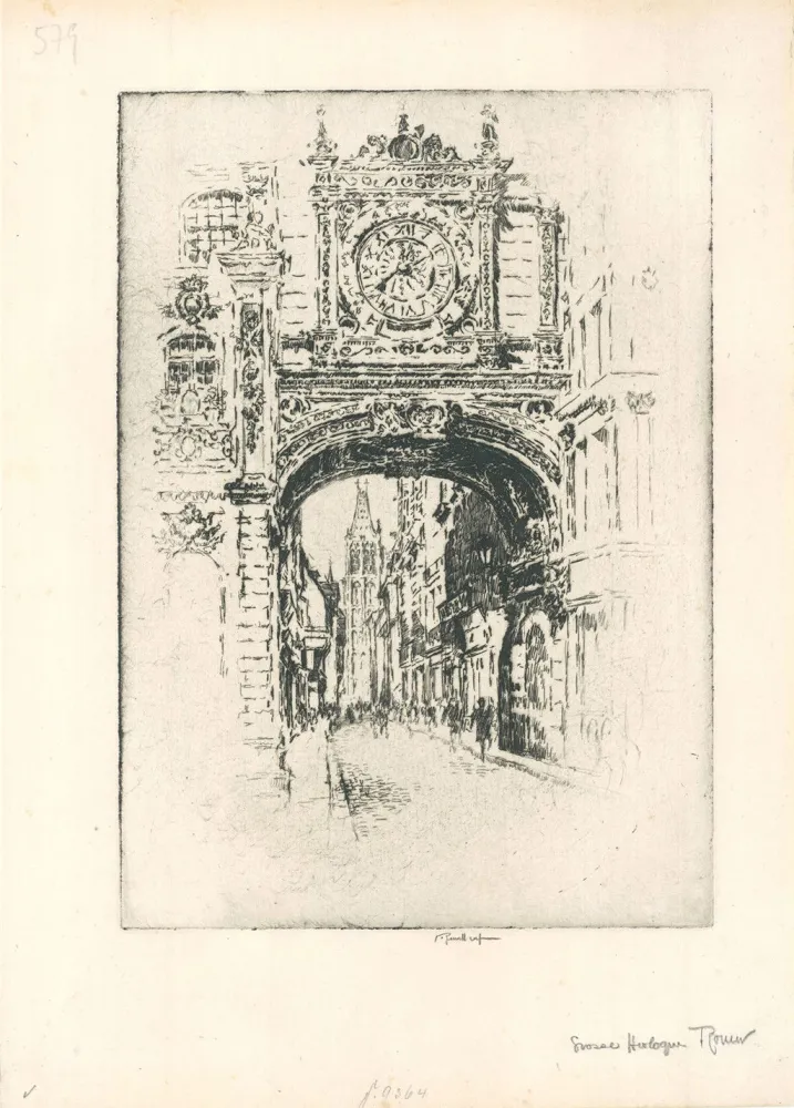 Stich Pennell - Grosse horloge, Rouen