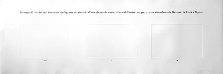 Radierung Perejaume - Atmosferes  