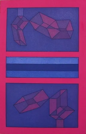 Radierung Und Aquatinta Perilli - Alpenrosum