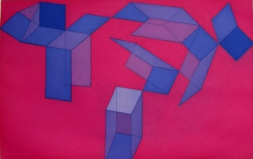 Radierung Und Aquatinta Perilli - Ditirambo