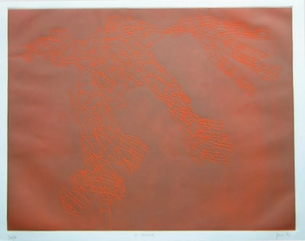 Radierung Und Aquatinta Perilli - E' mana