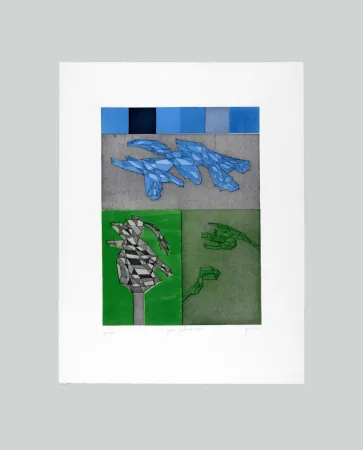 Radierung Und Aquatinta Perilli - Il gran Calmucco