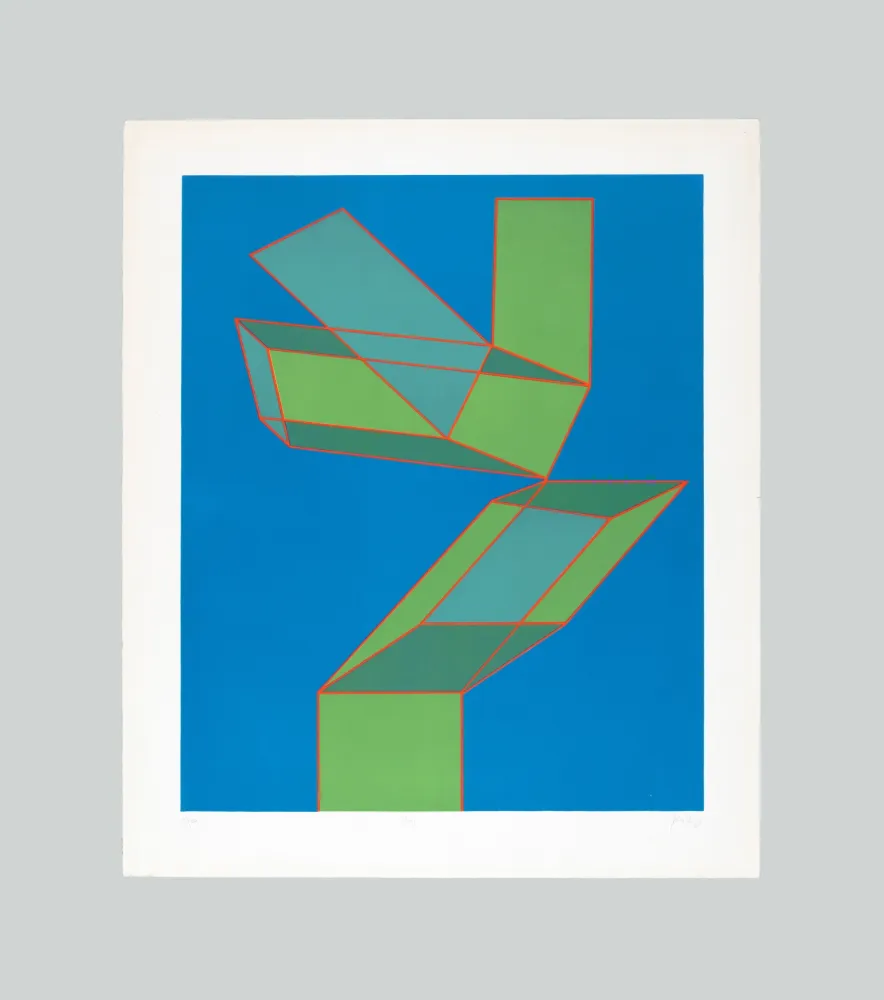 Lithographie Perilli - Plus