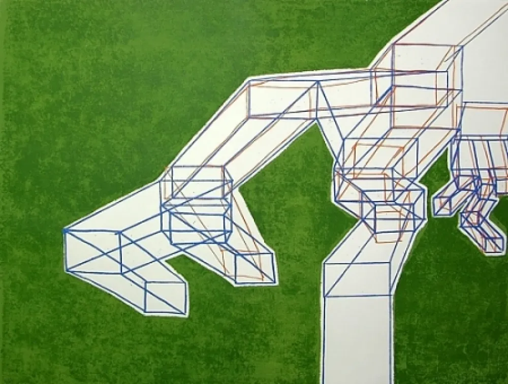 Radierung Und Aquatinta Perilli - Potlac