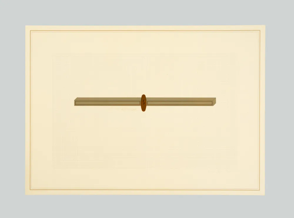 Lithographie Piacentino - Vehicle sculptures. Wall sculptures (a)