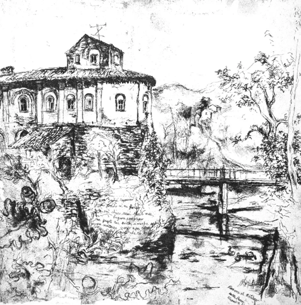 Radierung Und Aquatinta Piacesi - Canzone al Metauro