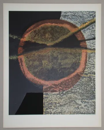 Siebdruck Piaubert - Composition V.-1964