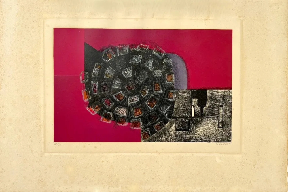 Lithographie Piaubert - Sans titre