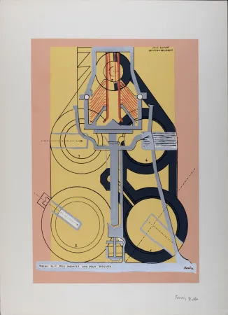 Siebdruck Picabia - Petite solitude au milieu des soleils (A Little Solitude in the Midst of Suns), 1953
