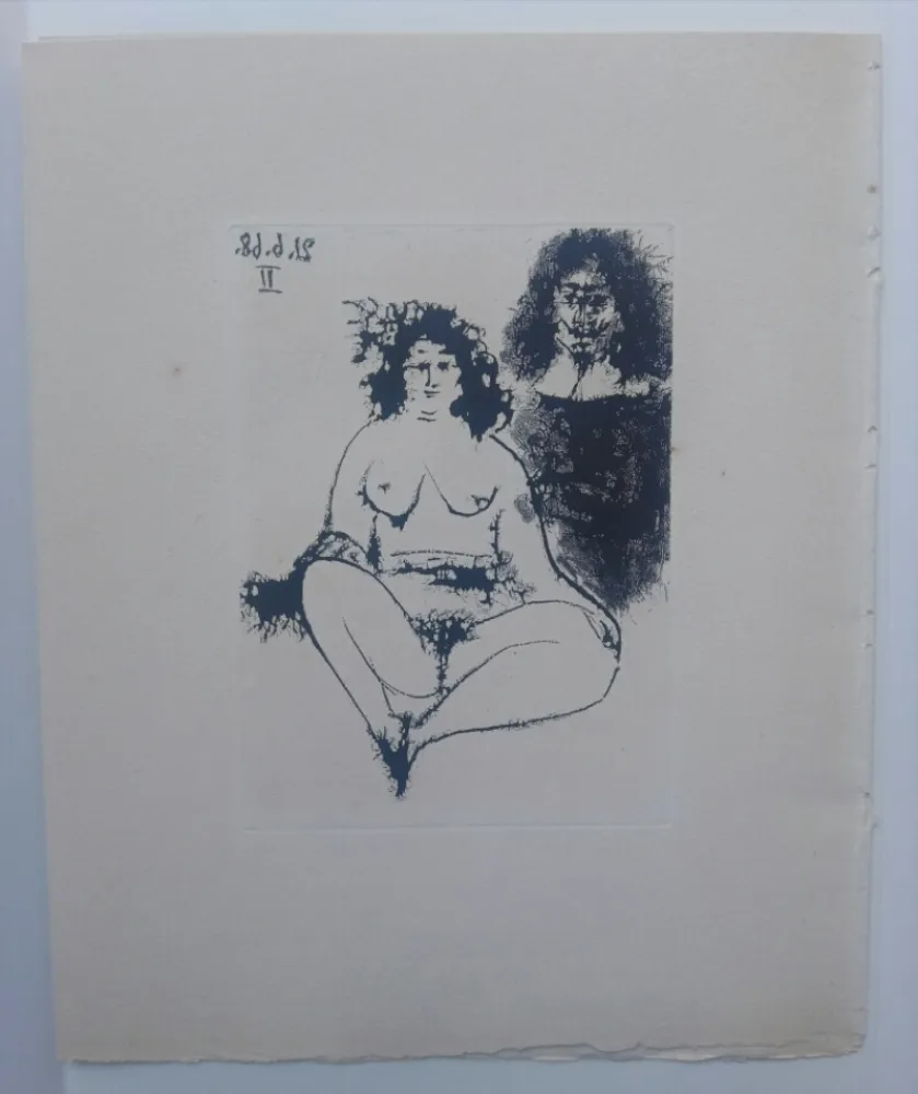 Aquatinta Picasso - 21 Jun 1968 II - La Celestina - La Célestine