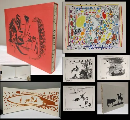 Lithographie Picasso - A Los Toros avec Picasso full Set 