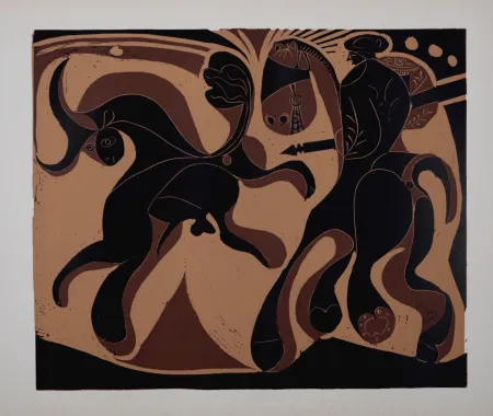 Linolschnitt Picasso (After) - Après la pique, 1962