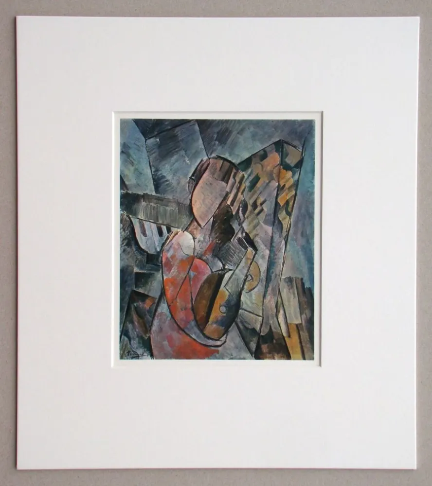 Heliogravüre Picasso (After) - Femme à la guitare, 1909