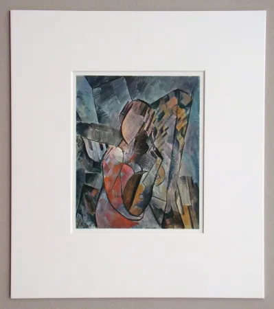 Heliogravüre Picasso (After) - Femme à la guitare, 1909