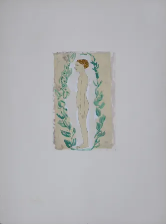 Pochoir Picasso (After) - Femme nue debout, 1962