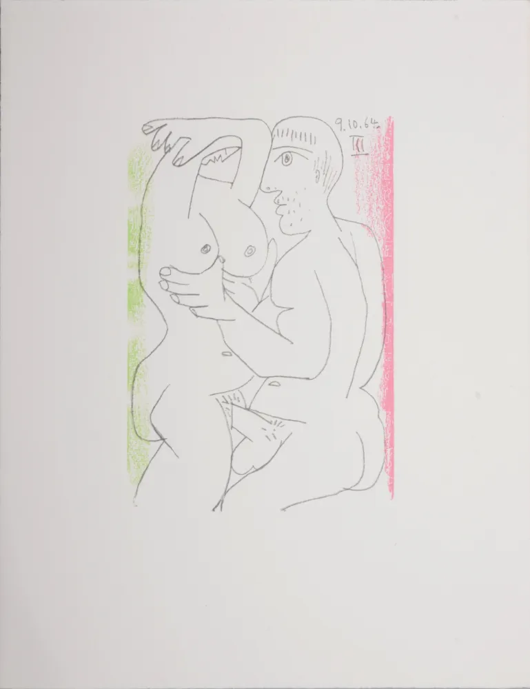 Lithographie Picasso (After) - Le Goût du Bonheur (W), 1970
