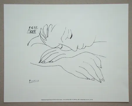 Siebdruck Picasso (After) - War and Piece