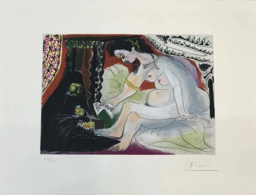 Radierung Und Aquatinta Picasso - Bethsabée