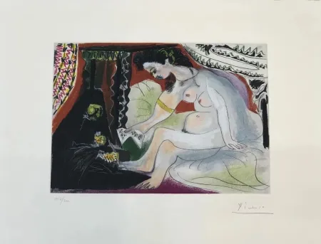 Radierung Und Aquatinta Picasso - Bethsabée
