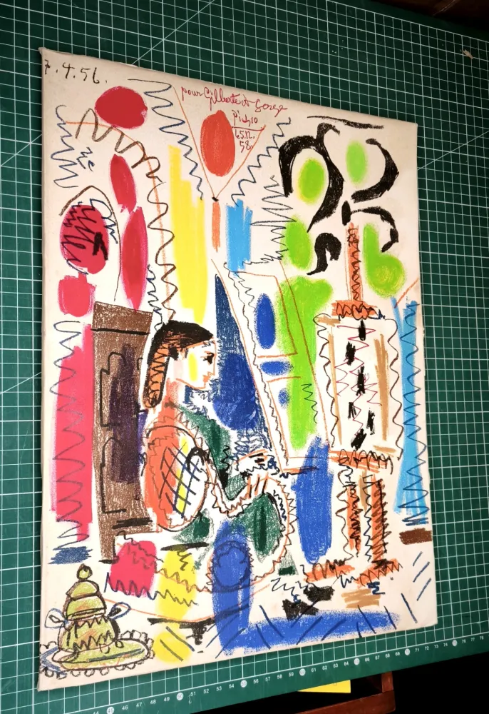 Lithographie Picasso - Ces Peintres mes Amis/ L'atelier de Cannes 