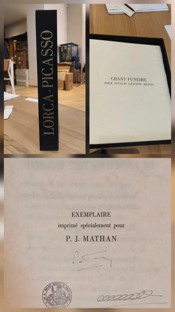 Illustriertes Buch Picasso - Chant funèbre pour Ignacio Sánchez Mejías 