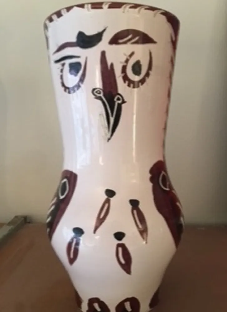 Keramik Picasso - Chouette marron/noir
