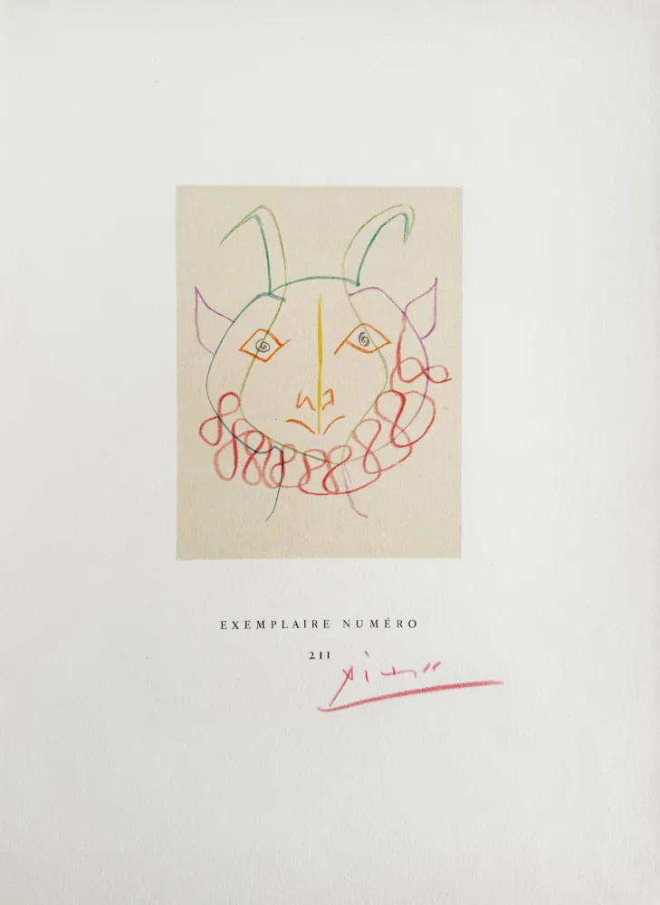 Lithographie Picasso - Dans L'Atelier de Picasso