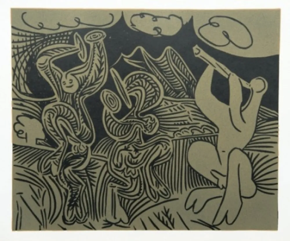 Stich Picasso - Danseurs et Musicien