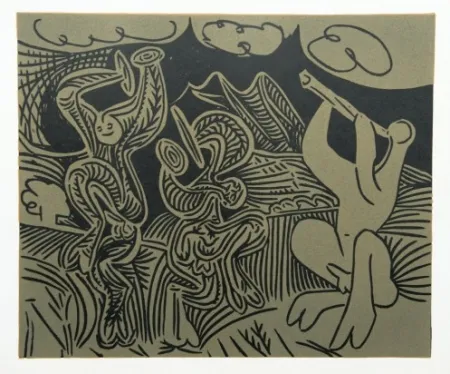 Stich Picasso - Danseurs et Musicien