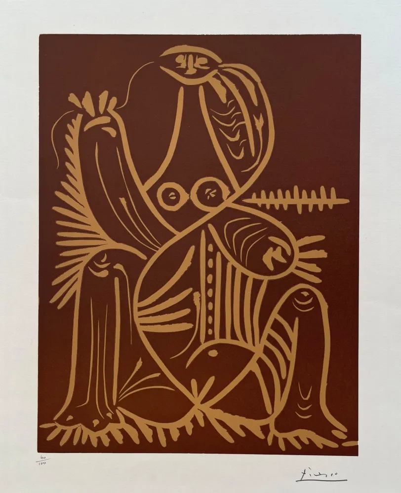 Linolschnitt Picasso - Diurnes