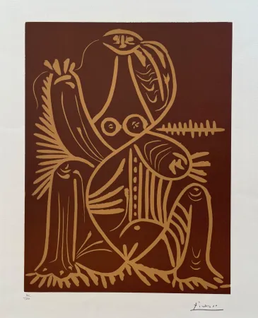 Linolschnitt Picasso - Diurnes