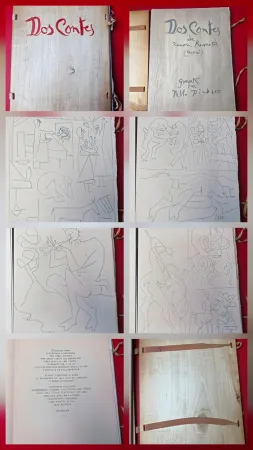 Radierung Picasso - Dos Contes -Reventos 