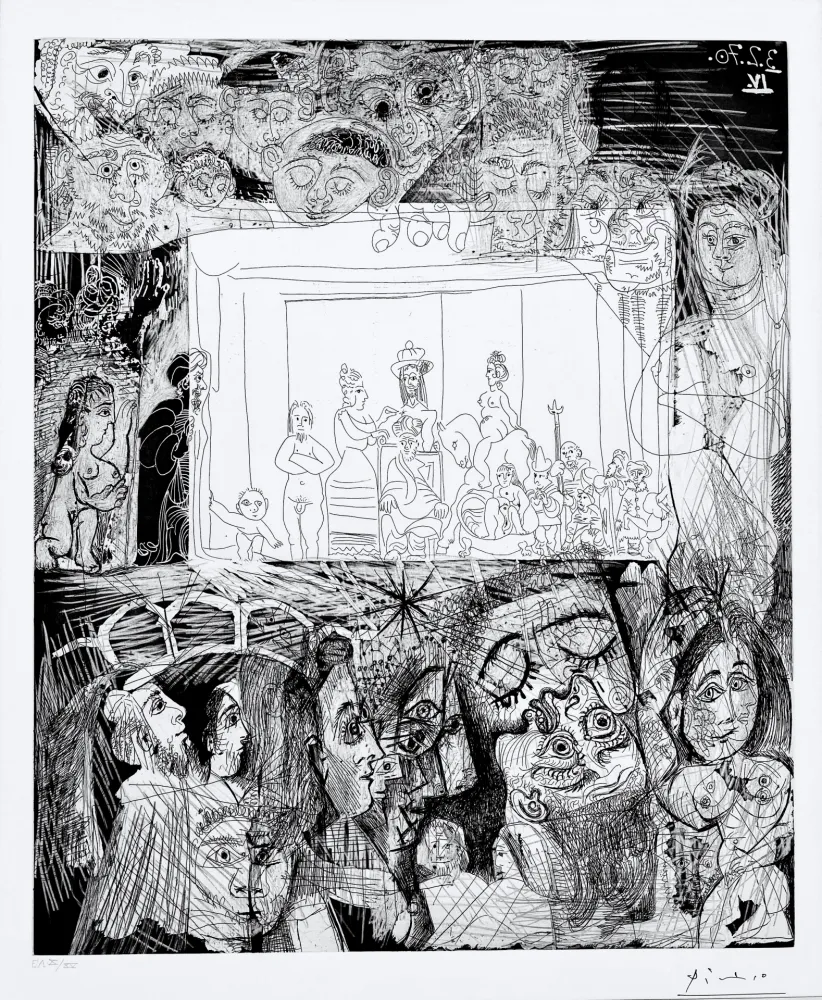 Aquatinta Picasso - Ecce Homo, d'Apres Picasso