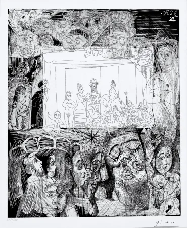 Aquatinta Picasso - Ecce Homo, d'Apres Picasso