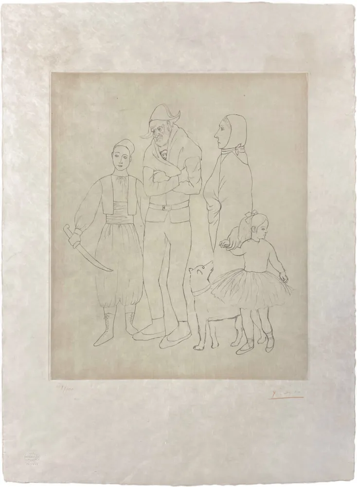Stich Picasso - Famille des Saltimbanques