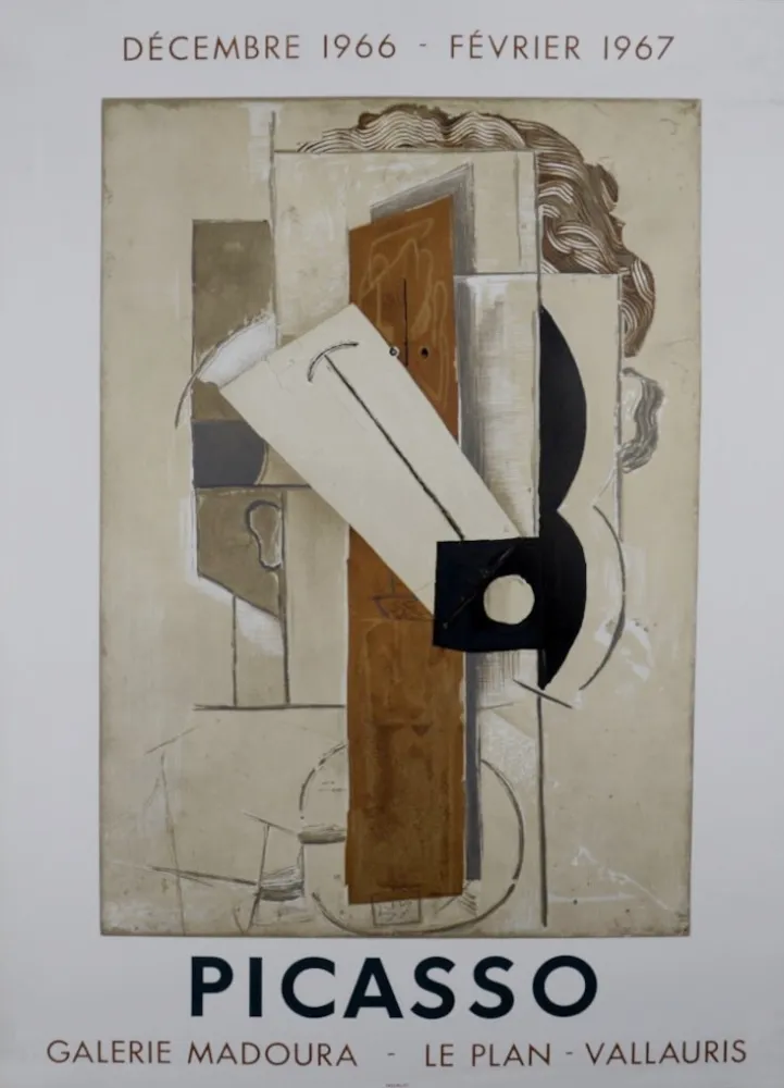 Lithographie Picasso - Galerie Madoura - Le Plan - Vallauris #1