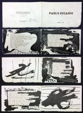 Illustriertes Buch Picasso - Georges Hugnet : PABLO PICASSO (Paris, 1941). 