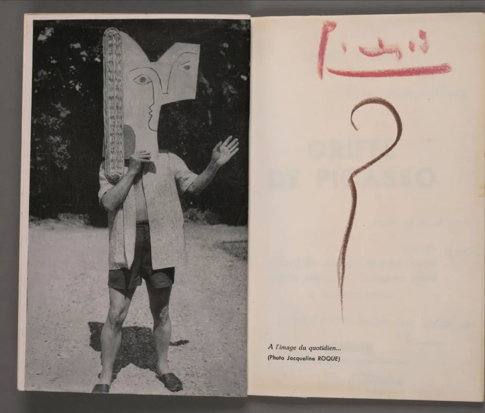 Illustriertes Buch Picasso - Griffes de Picasso, 1961 -Signed -Unique 