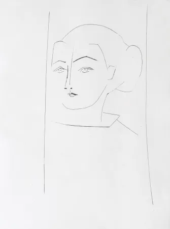 Stich Picasso - Head of a Woman Wearing her hair in a Chignon