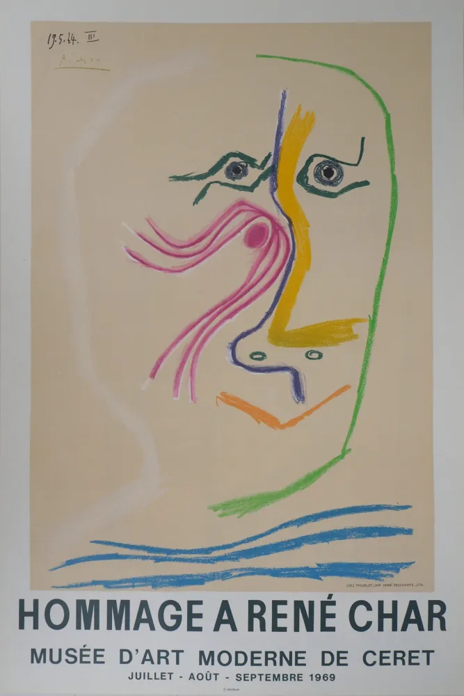 Illustriertes Buch Picasso - Hommage à René Char