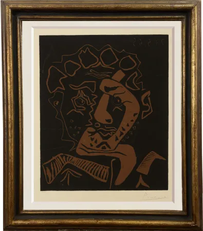 Linolschnitt Picasso - Istrione
