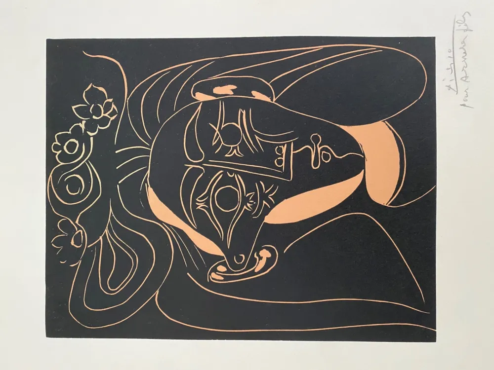 Keine Technische Picasso - Jacqueline au chapeau a Fleurs I, (Jacqueline in a Flowered Hat I)