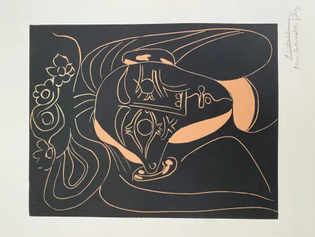 Keine Technische Picasso - Jacqueline au chapeau a Fleurs I, (Jacqueline in a Flowered Hat I)