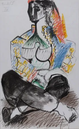 Lithographie Picasso - Jacqueline Roque #VII, 1959