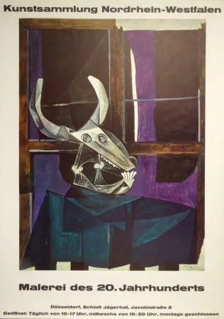 Plakat Picasso - Kunstsammlung Nordrhein-Westfalen. Malerei des 20. Jahrhunderts